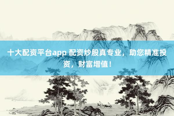 十大配资平台app 配资炒股真专业，助您精准投资，财富增值！