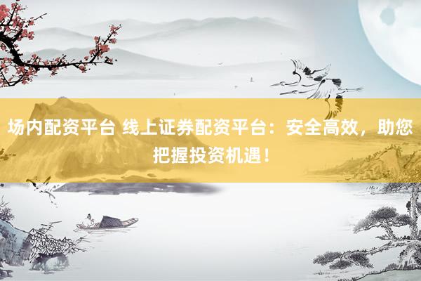 场内配资平台 线上证券配资平台：安全高效，助您把握投资机遇！